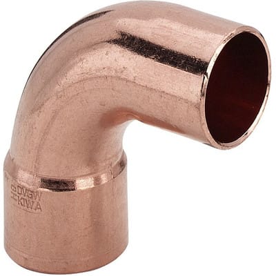 Bogen 90 Grad 95001A in 28mm Kupfer - Viega