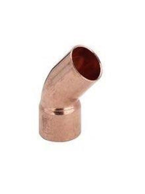 Bogen ia Lötbogen Löt 45 Grad 95040 in 15mm Außenlötende Kupfer 100292 - Viega