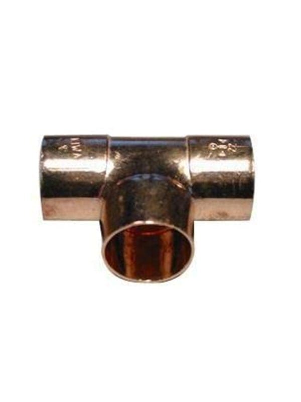 T-Stück mit Lötanschluss Löt 95130 in 15mm Kupfer 100131 - Viega