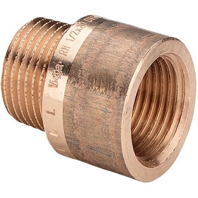 Banyo - Viega Rotguss Hahnverlängerung 1/2 x 20 mm - Typ 3525 - dvgw