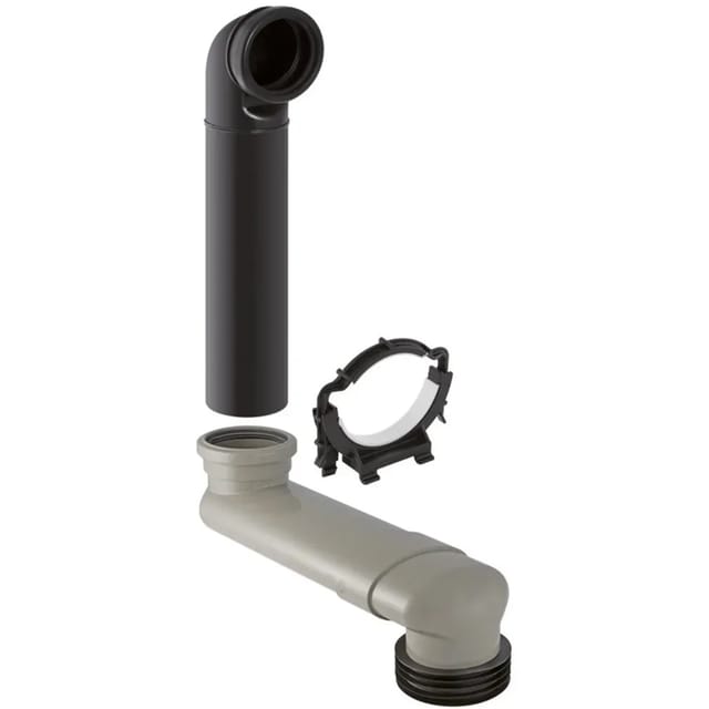 Monolith Set Versprungbogen für Wand-WC, grau, - Geberit