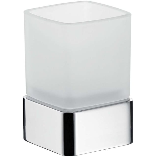 Emco - loft Glashalter Standmodell Kristallglas satiniert, chrom 052000101