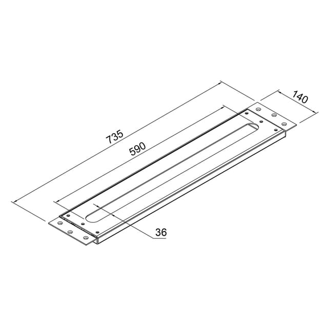 Steinberg Armaturen - Steinberg Serie 100 Montageplatte, für Waschtisch- und