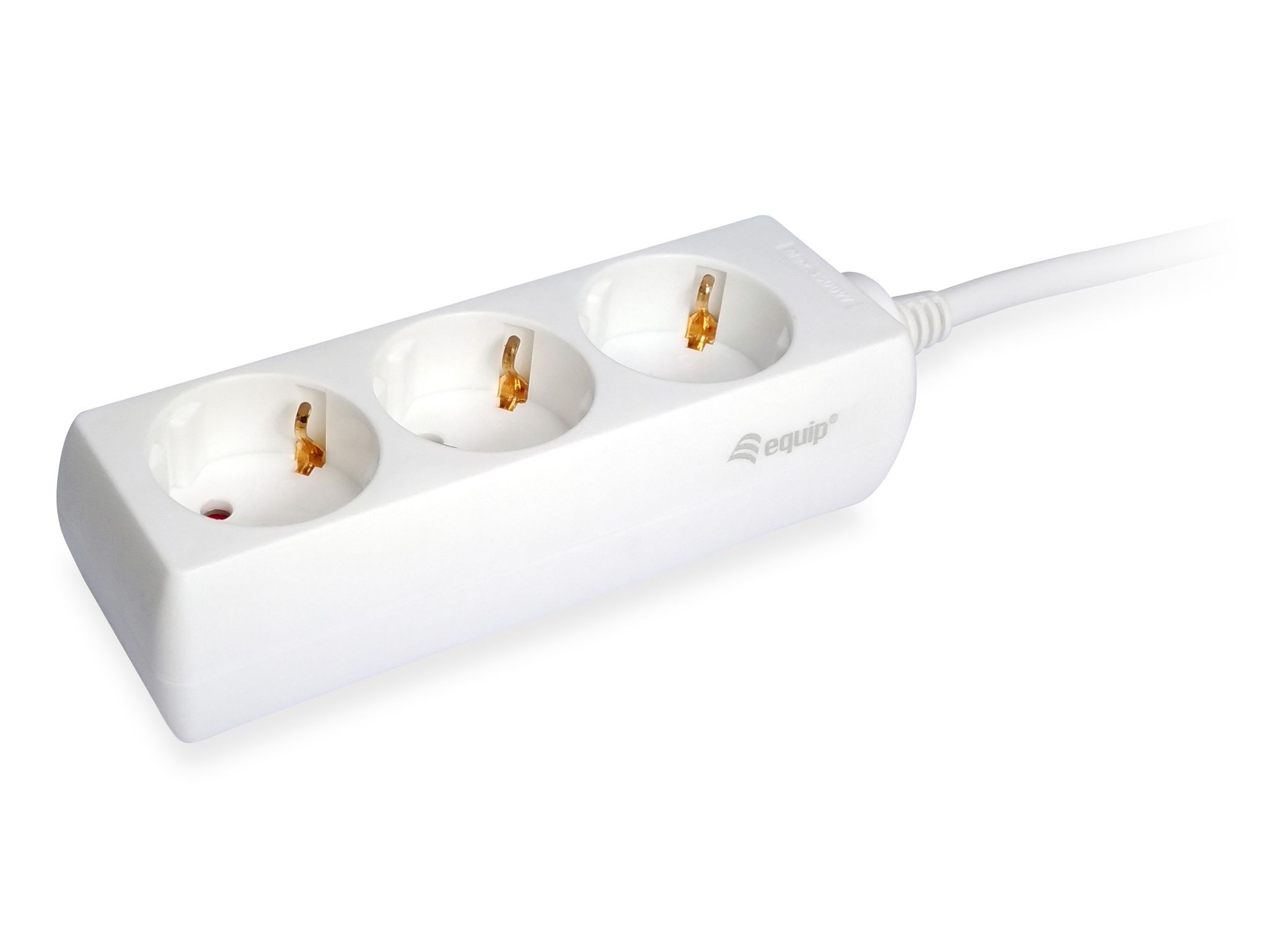 Equip Steckdosenleiste 3-fach Schuko 1,5m Kabel (245550)
