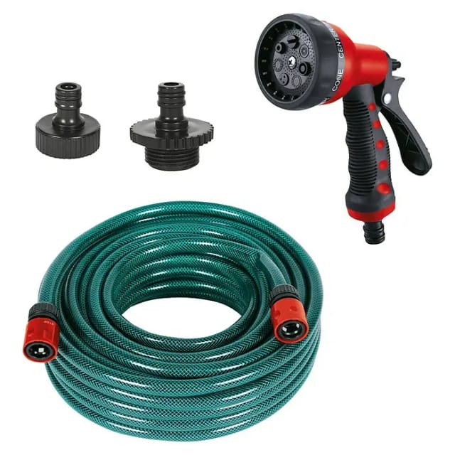 Original Einhell Zubehör-Set Druckseite (ofp) (Pumpen-Zubehör, druckseitiges Zubehör-Set, inkl. Gartenschlauch, 2x Adapter, Gartenbrause)
