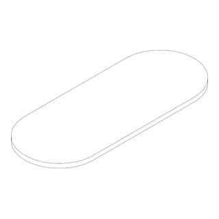 Hansgrohe - Logo Glasablage 450 mm einzeln