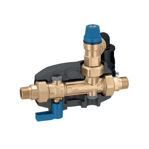 Sicherheitsgruppe für WW-Bereiter Warmwasserspeicher 3/4'' 6 bar DN15 dvgw 528056 - Caleffi