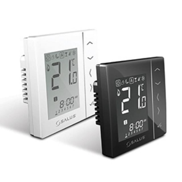 Salus VS30B Programmierbarer Thermostat in schwarz 230 Volt 112644