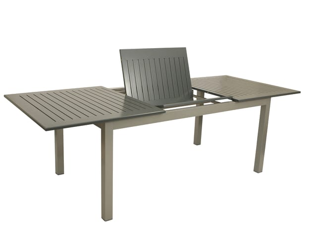 Ausziehtisch bajazzo 175/245x100cm, Aluminium grau