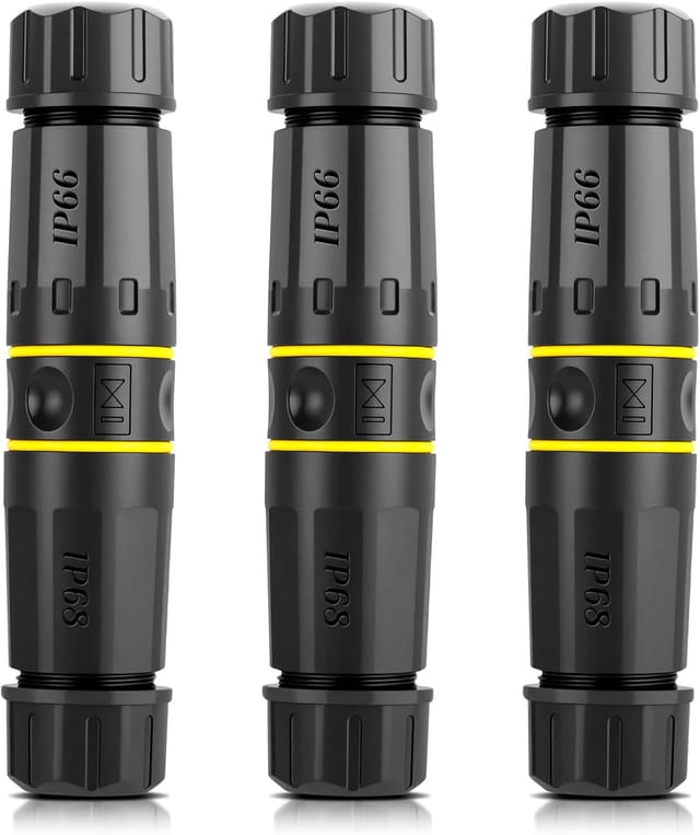 3er-pack Cat7 Rj45-kupplungen – 10 Gbit/s – Ip68 Wasserdichter Lan-anschluss Für Netzwerkkabel – Cat7 Rj45-netzwerkanschluss – Outdoor-ethernet-adapter