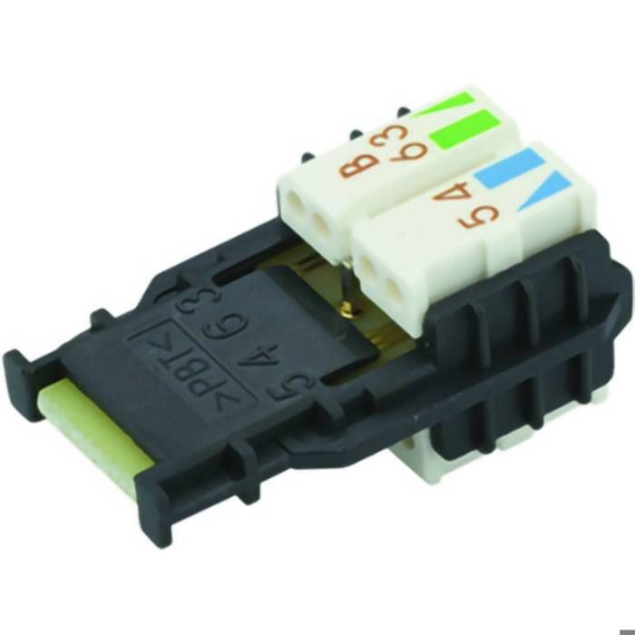 Telegärtner 100020634 Mfp8 Profinet-leitungsverwalter Für Awg24/1-awg22/1, Awg27/7-awg22/7 100020634 Männlich Silber 1