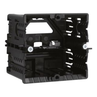 Hager - GLS5500 Brüstungskanal Geräteeinbaudose (l x b) 71 mm x 65 mm 1 St. Schwarz