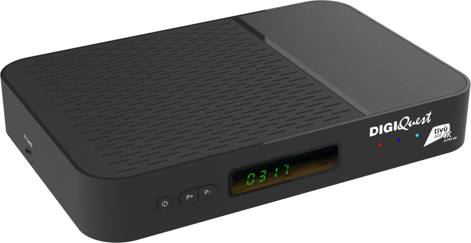 Decoder Digiquest Decoder Combo 4k Doppel Tuner Dvb-t2 Dvb-s2
