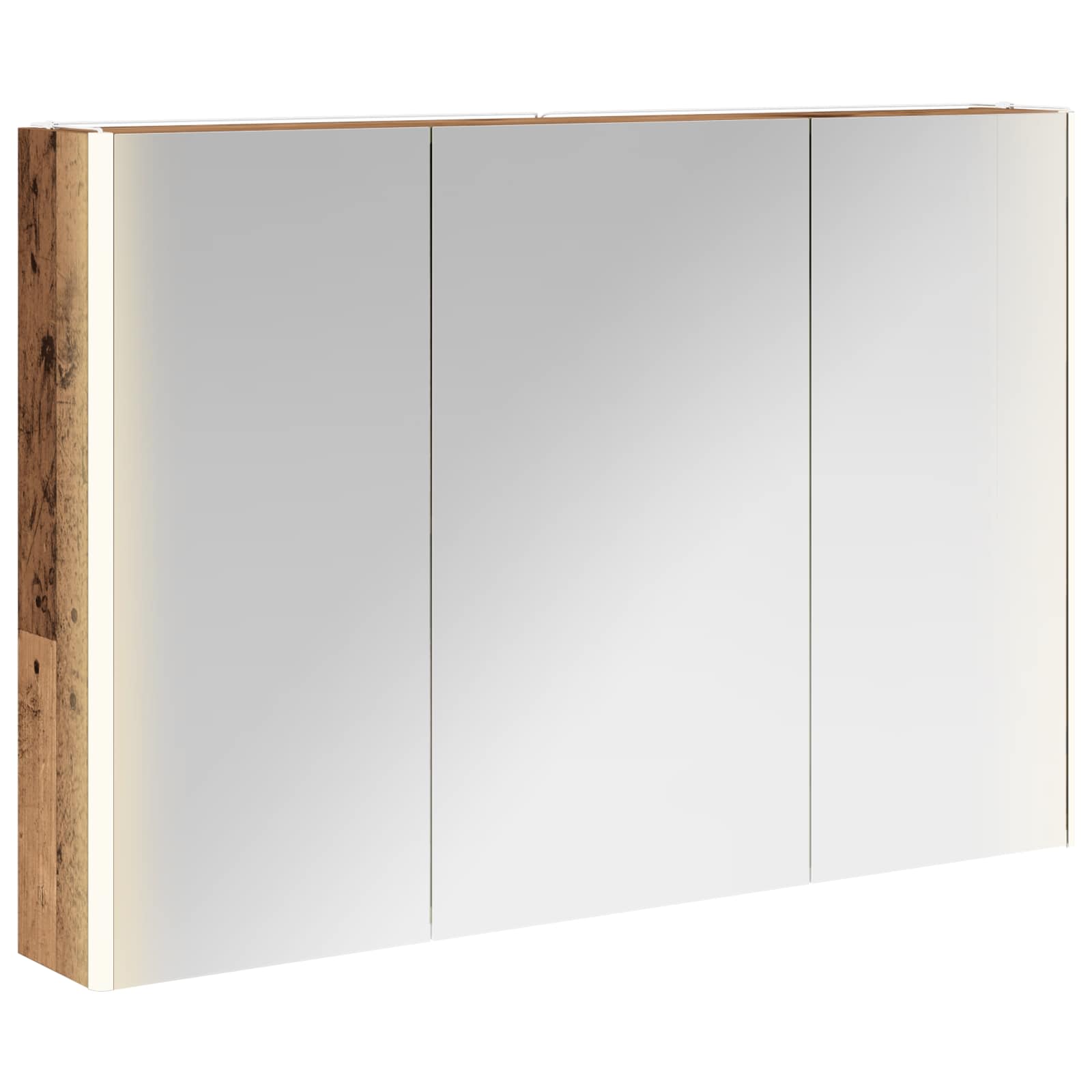 Badezimmerspiegelschrank Altholz 103,5 X 15,5 X 70 Cm Vidaxl