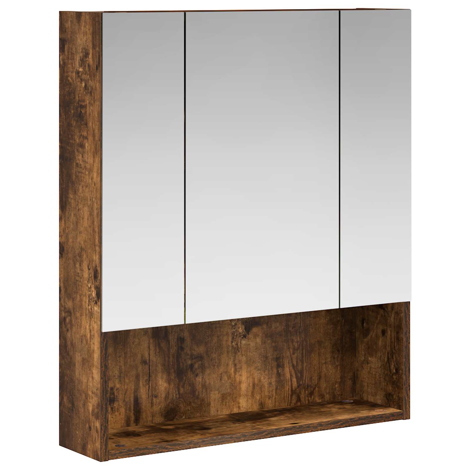 Badezimmerspiegelschrank Räuchereiche 60 X 14,5 X 70 Cm Vidaxl