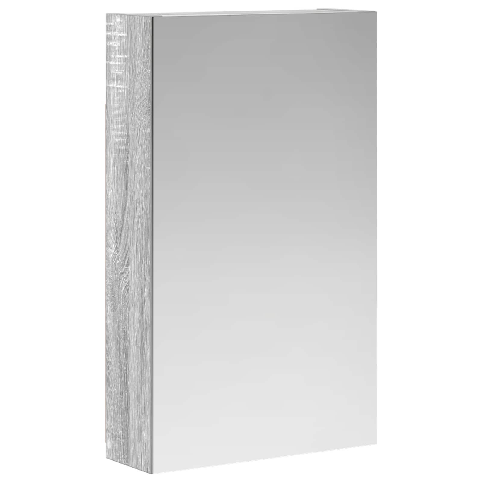 Badezimmerspiegelschrank Graues Sonoma 30 X 10,5 X 50 Cm Vidaxl