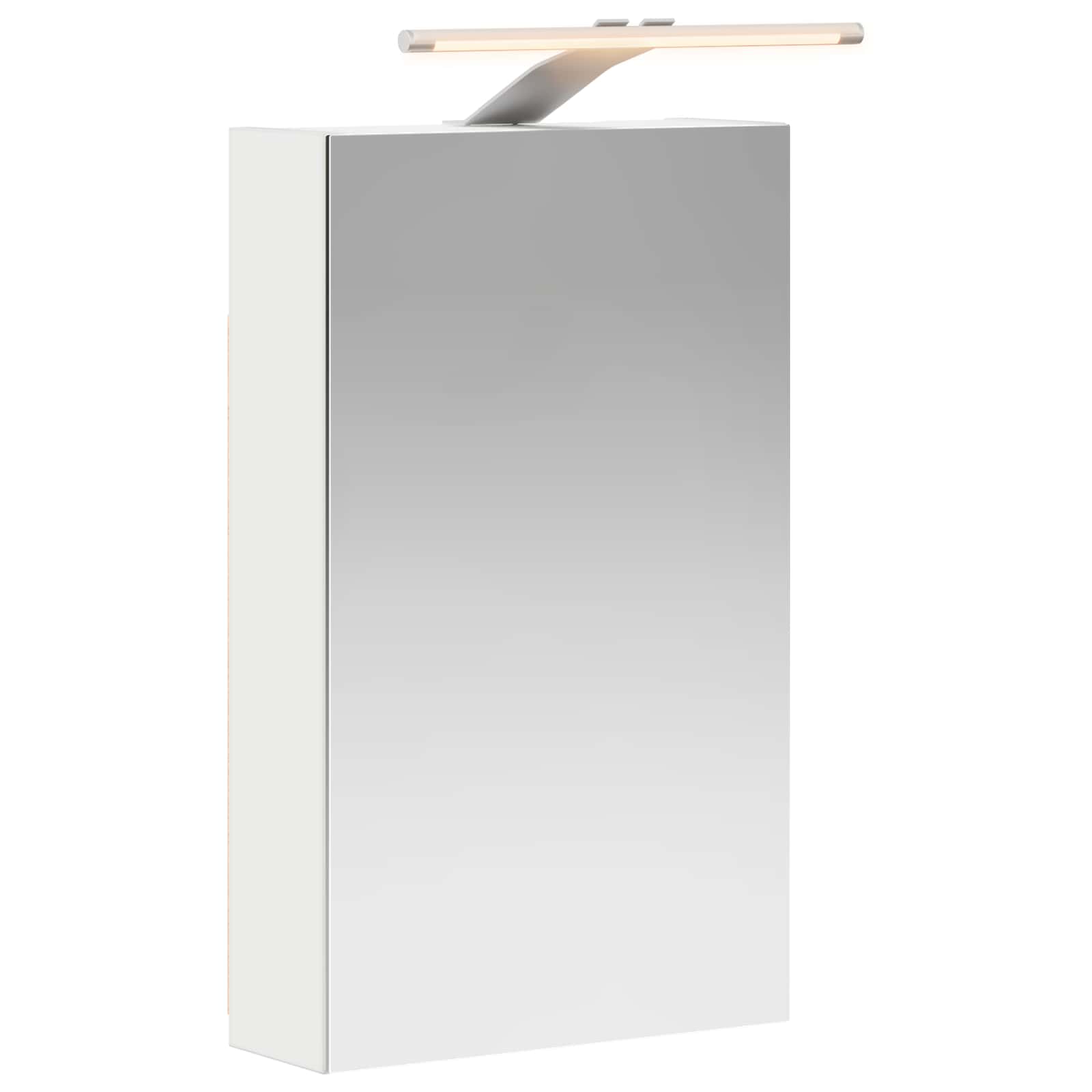 Badezimmerspiegelschrank Weiß 30 X 10,5 X 50 Cm Holzwerkstoff Vidaxl