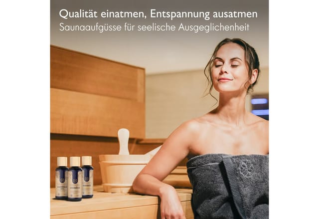 Liebenstein BIO Saunaaufguss SET “Wohlfühl-Trio” - 3x 100ml Sauna Aufguss