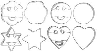 Ausstecher Smiley 6 x 3 cm, 2 Stück Küchenutensilien - Fackelmann