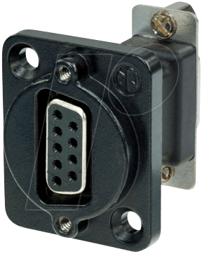 Neutrik NADB9FF-B D-SUB Adapter D-SUB-Buchse 9pol. - D-SUB-Buchse 9pol. 1 St.