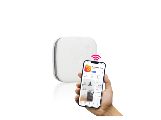 Smartwares WiFi-Rauchmelder weiß, 85 dB, FSM-12601 Rauch- & Gasmelder