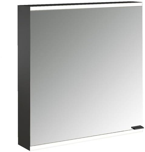 Ec Lichtspiegelschrank Prime 2 13521 Aufputz, Anschlag Li 600 Mm Schw