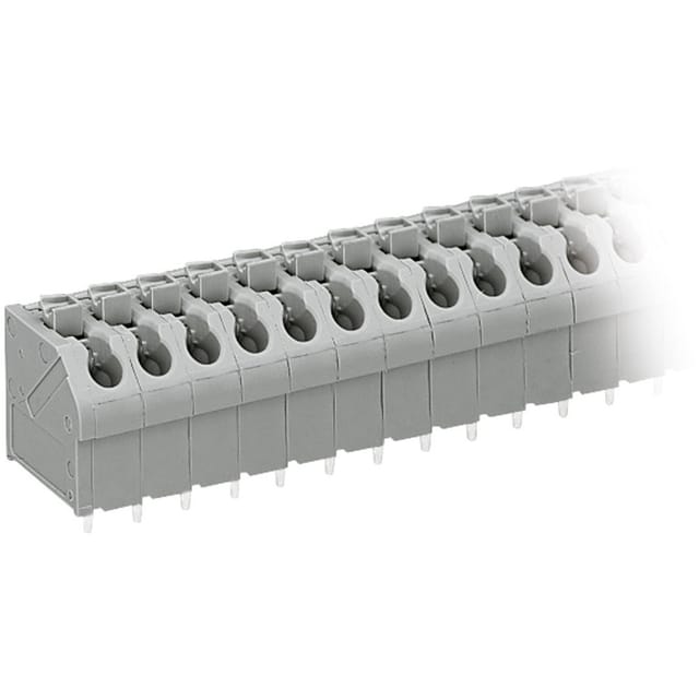 Wago - 250-510 Federkraftklemmblock 1.00 mm² Polzahl 10 Grau 1 St.