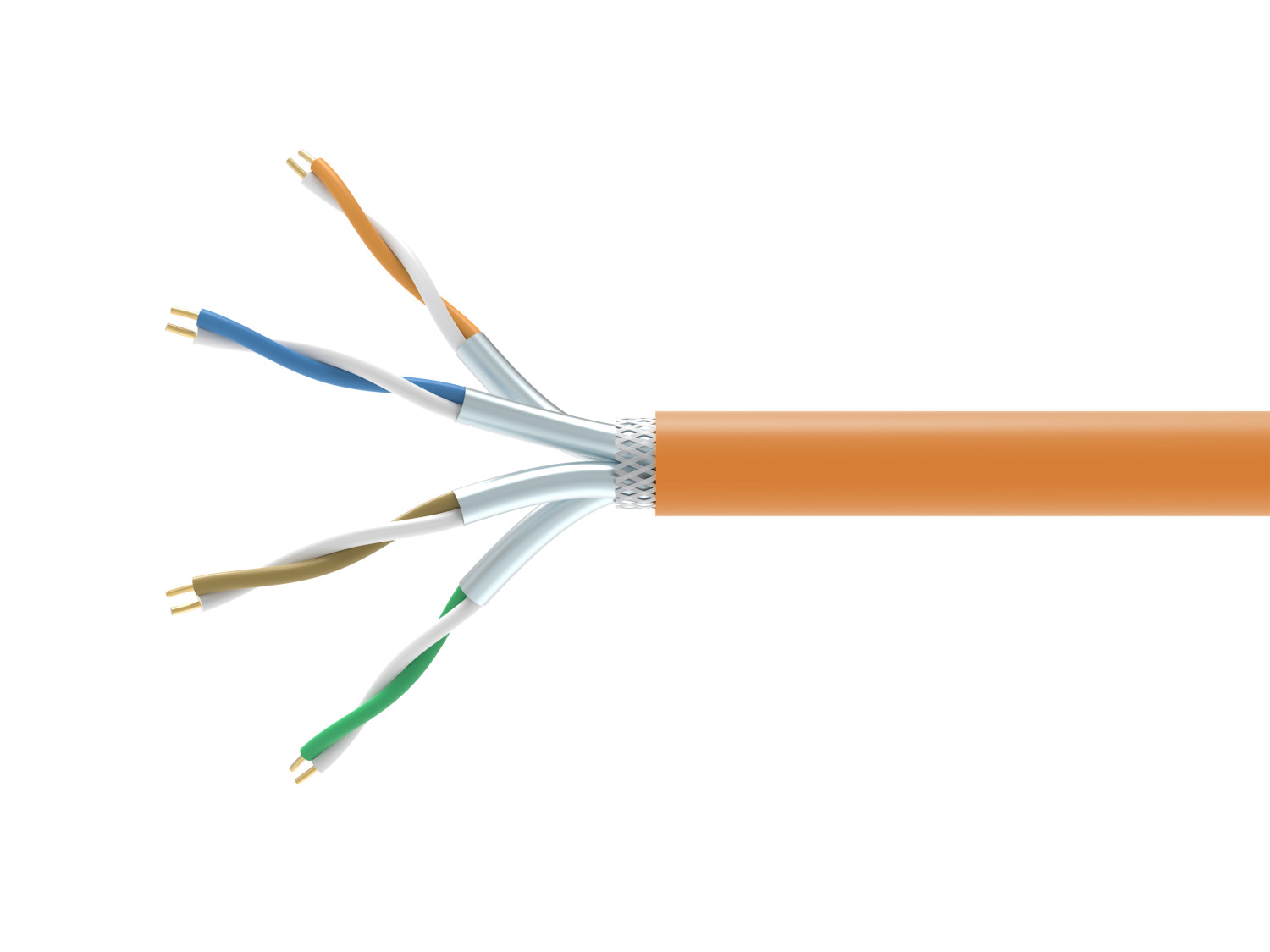Equip 404551 Netzwerkkabel Orange 305 M Cat7 S/ftp (s-stp)
