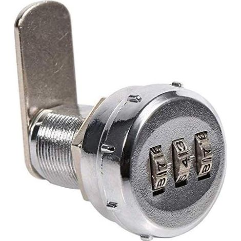 Mechanisches Möbelschloss Aus Zinklegierung, Diebstahlsicherung Mit 3-stelligem Code Und Einfach Zu Installierendem Sicherheitscodeschloss
