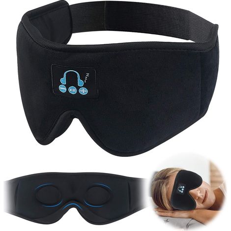Bluetooth-schlafmaske, 3d-schlafmaske, Kabellose Bluetooth 5.0 Musik-augenmaske Für Seitenschläfer Mit Hd-stereo-lautsprechern