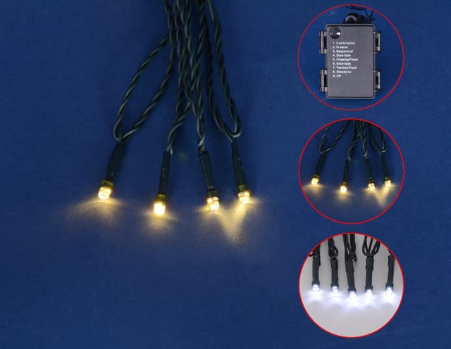 TrendLine Keramikkugel 6 LED 25,5 x 25,5 x 24cm Timerfunktion Leuchtkugel