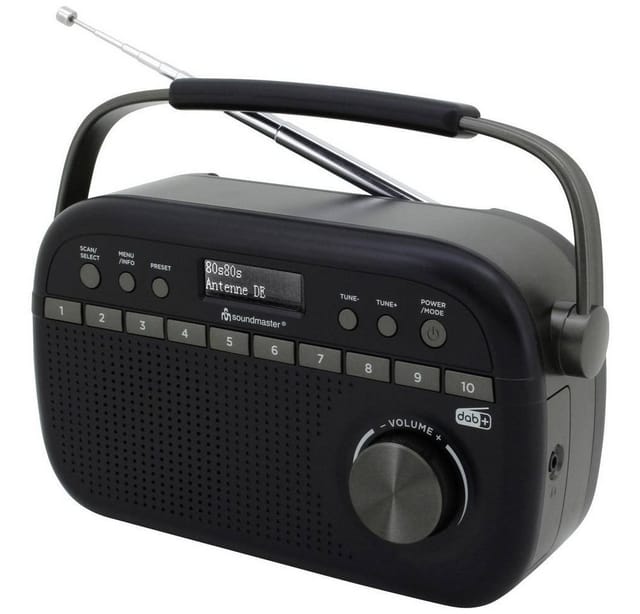 DAB280SW Taschenradio dab+, ukw Schwarz - Soundmaster
