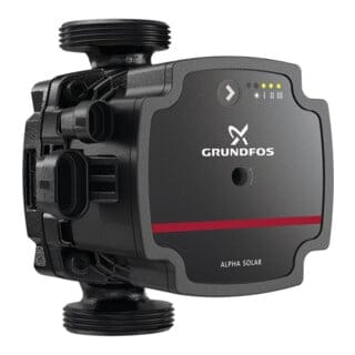 Grundfos - Hocheffizienz-Umwälzpumpe alpha solar 25-75 130 mm