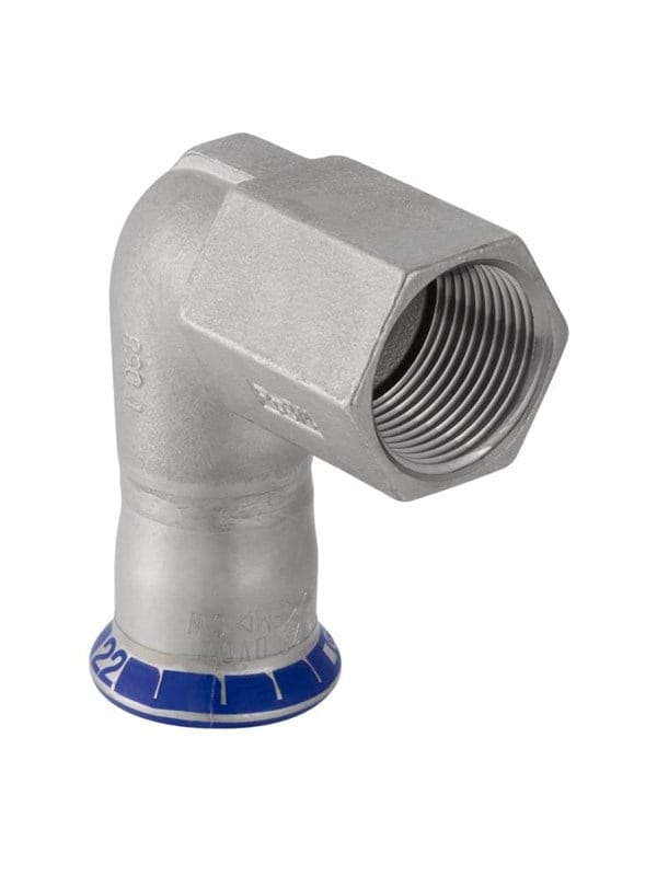 Ge Mapress Edelstahl Übergangswinkel ig 90 Gr.d15mmxRp 1/2', üa 33803 - Geberit