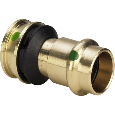 Viega - bergangsstück mit sc Raxofix 5313P in 25mm x 22mm Rotguss