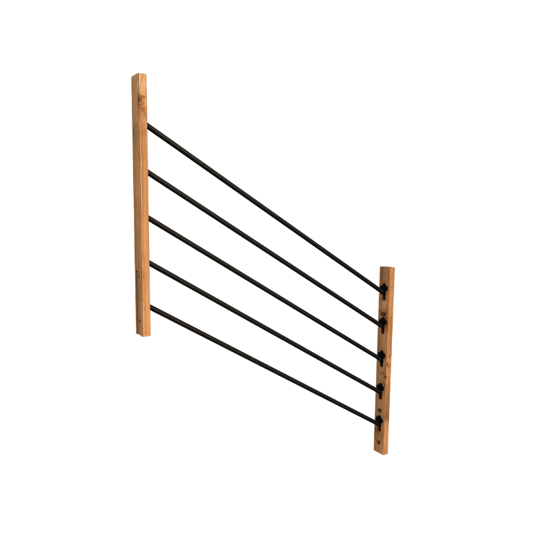 Sepia Tubes - Geländer-kit Für Holztreppen