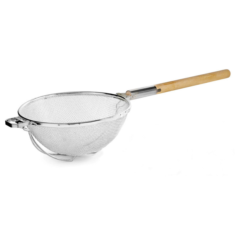 Doppelsieb Aus Edelstahl, 35 Cm Abtropfsieb Für Großküchen Und Gastronomiebetriebe Ideal Für Alle Arten Von Flüssigkeiten
