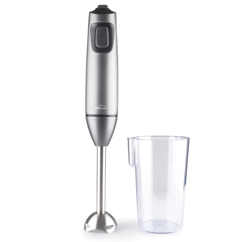 Lacor Stabmixer Mit Becher Pürierstab 4 Edelstahlklingen Ideal Zum Zerkleinern, Mahlen Und Schlagen