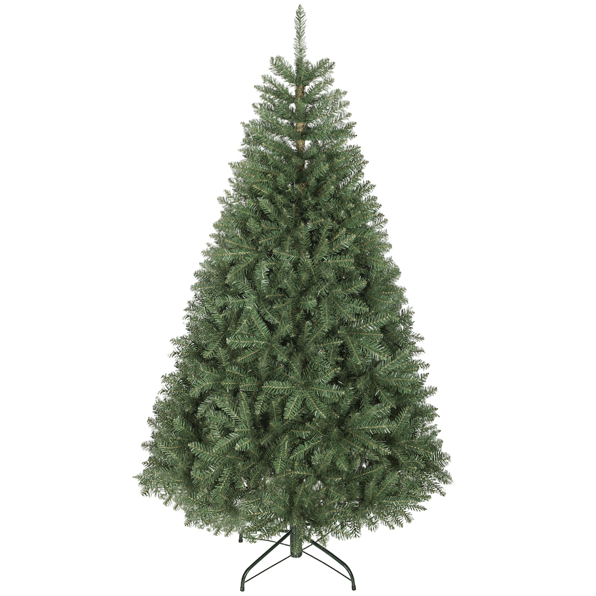 Künstlicher Weihnachtsbaum, 180 Cm, Realistischer Baum Mit 1687 Beweglichen Zweigen, Metallfuß, Grün