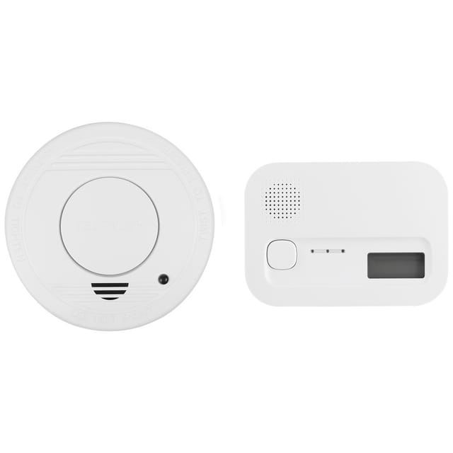 FSE-19204 Rauchwarn- und Kohlenmonoxidmelder batteriebetrieben detektiert Rauch, Kohlen - Smartwares