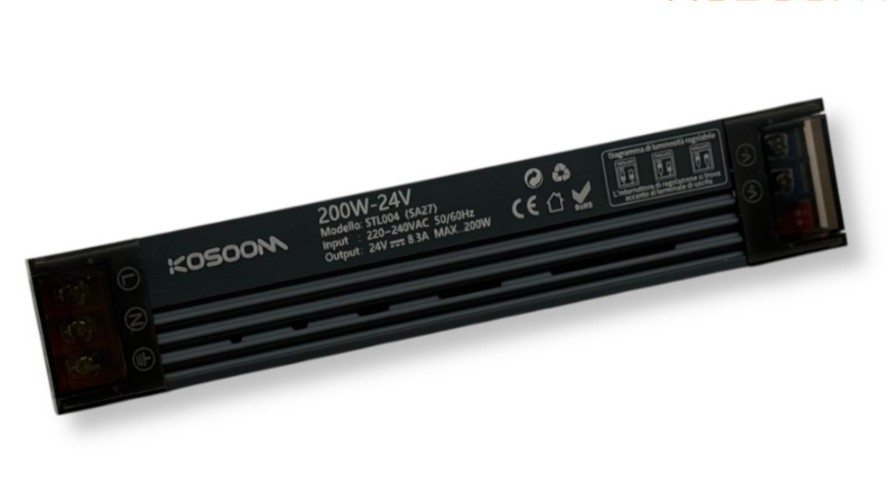 Kosoom Mini Dimmbares Led-netzteil 24v Dc 200w Slim Ip20 Sa27