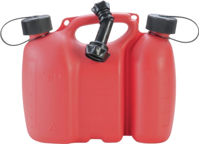 Kraftstoffdoppelkanister profi 3 + 1,5 l rot hdpe L308xB145xH254mm