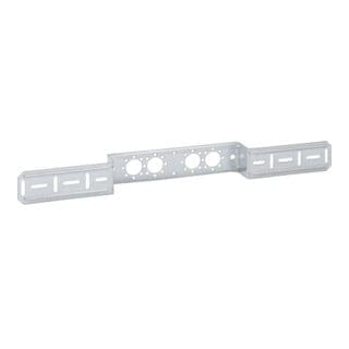 Montageplatte abgesetzt, 2-fach, Anschlussdistanz 7,3cm oder 15,3cm - Geberit