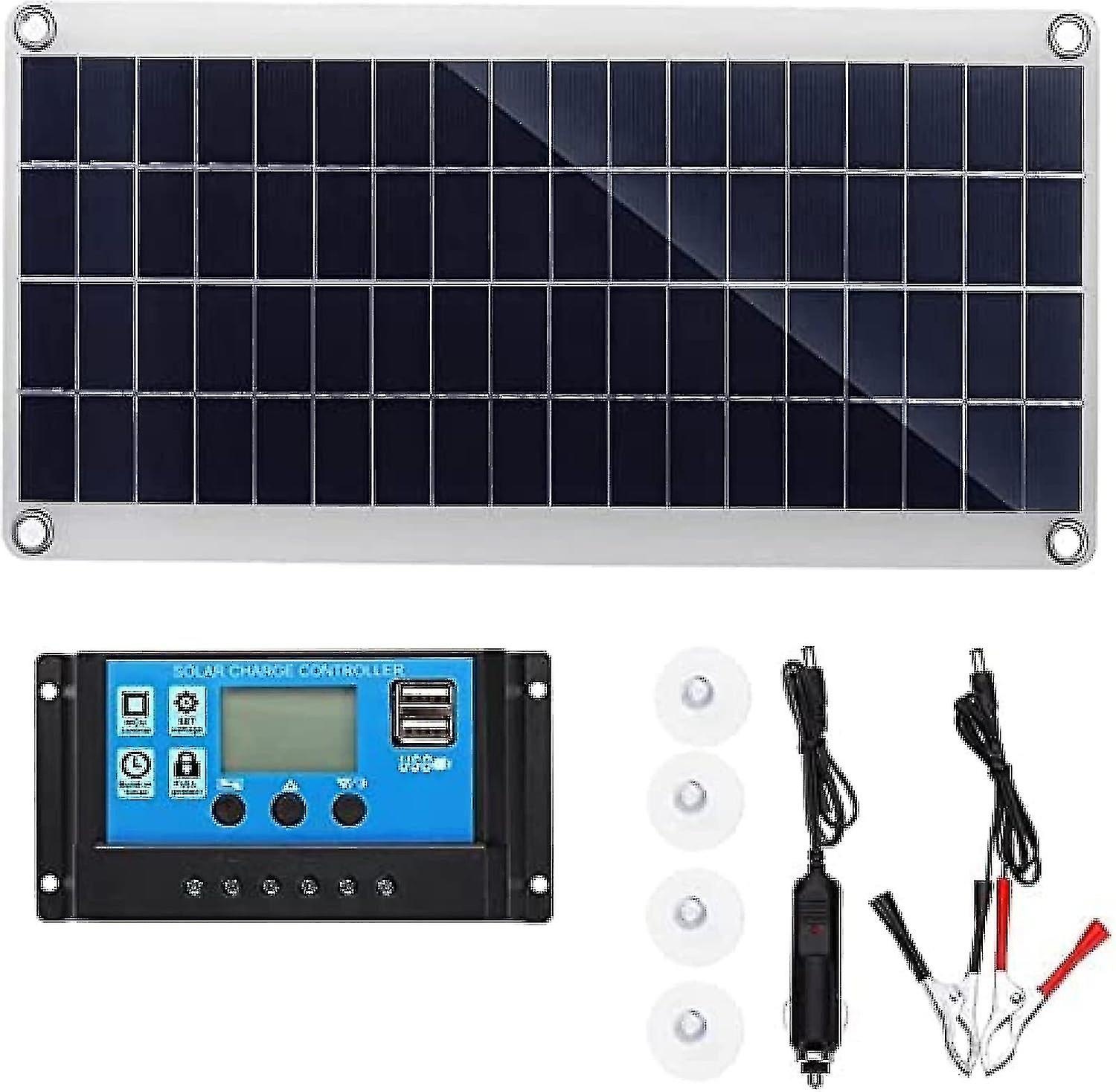 Kit Panneau Solaire 300 W 12 V Avec Chargeur De Batterie Et Système Hors Réseau 300 W 12 V Avec Contrôleur 10 A - 60 A - 11-perfect