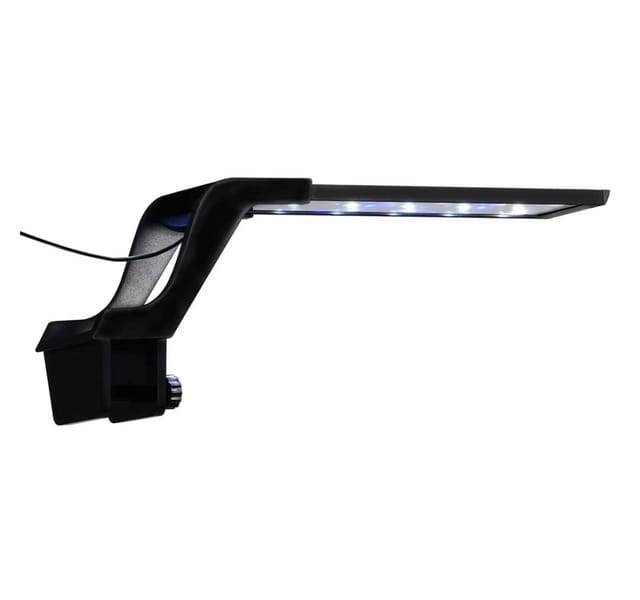 LED-Aquariumleuchte mit Klemme 25-45 cm Blau und Weiß Vidaxl