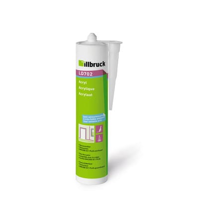 Illbruck - LD702 Acrylsilkon Dichtmasse für Fugen (1-Komponenten) 310ml grau