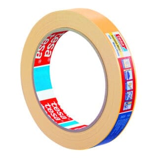 Tesa - precision standard 04344-00004-00 Kreppband Präzisionskrepp® Gelb (l x b) 50 m x 19 mm 1 St.