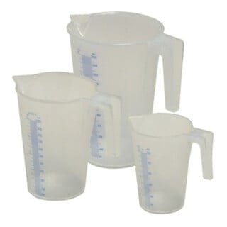 Messbecherset 1 / 2 / 5 l 3-teilig pp