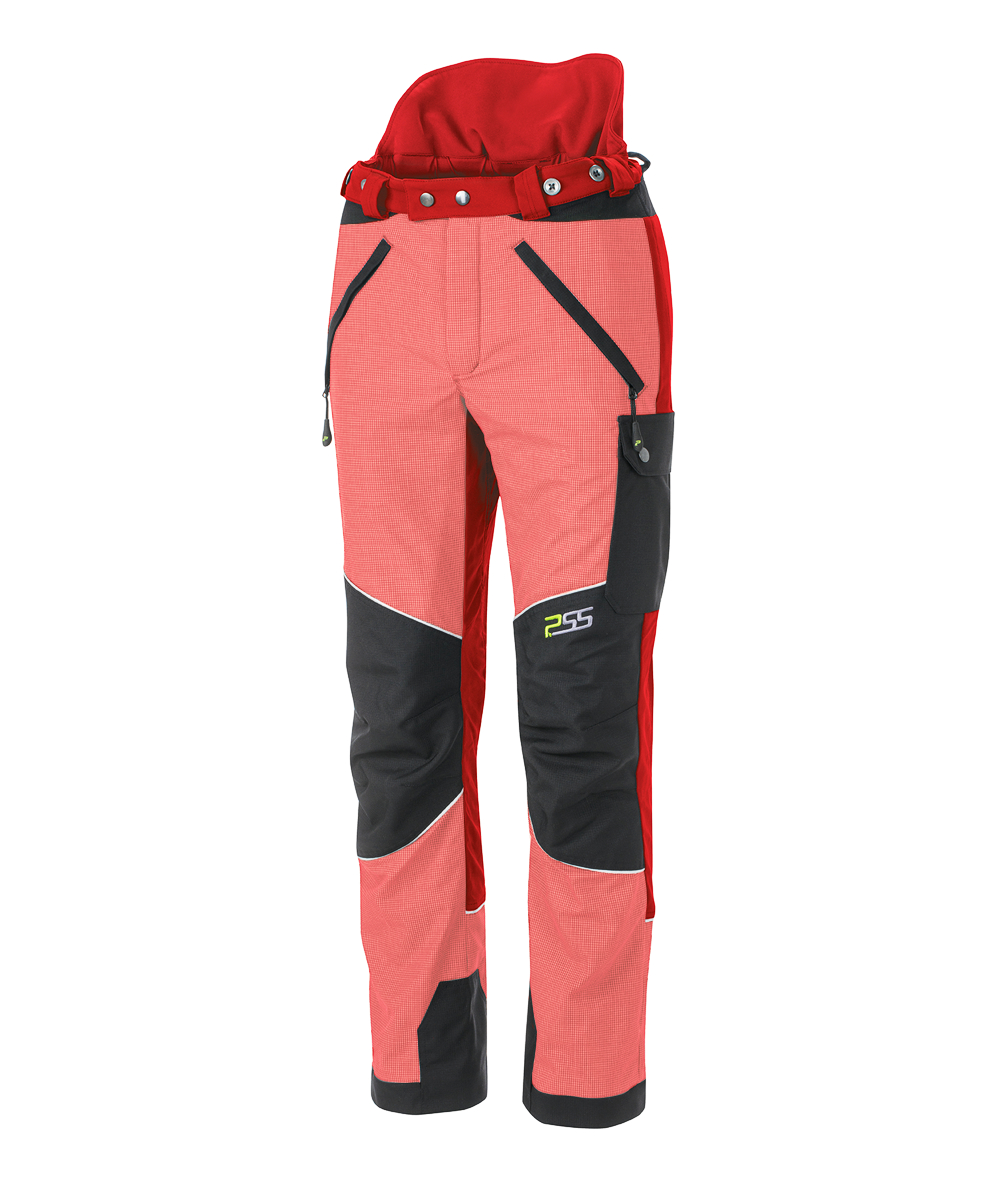 Pss - Schnittschutzhose X-treme Vectran Rot/schwarz Gr. 60 - Rot/schwarz