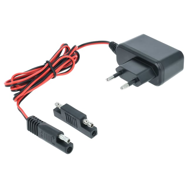 vhbw Ladegerät für Starter Akkus kompatibel mit Makita Rasenmäher, 12 V / 0,1 A, 2m